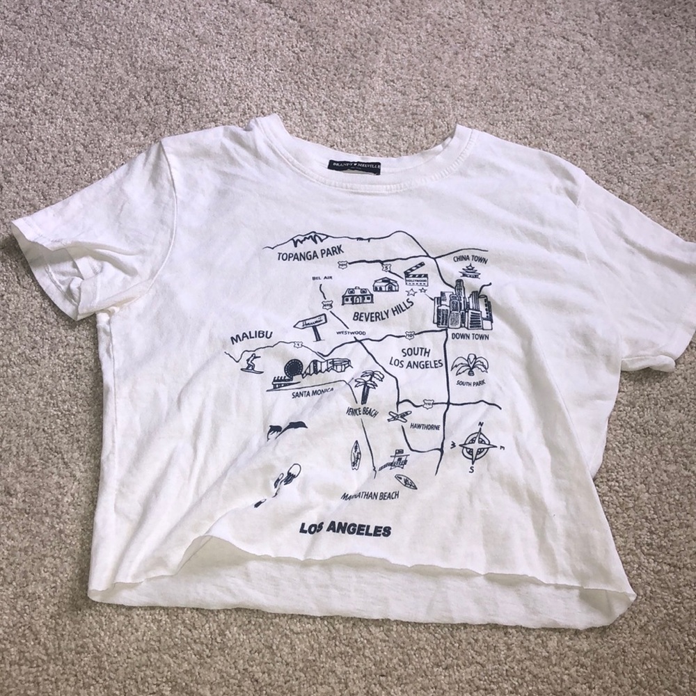 Brandy Melville Los Angeles graphic tee